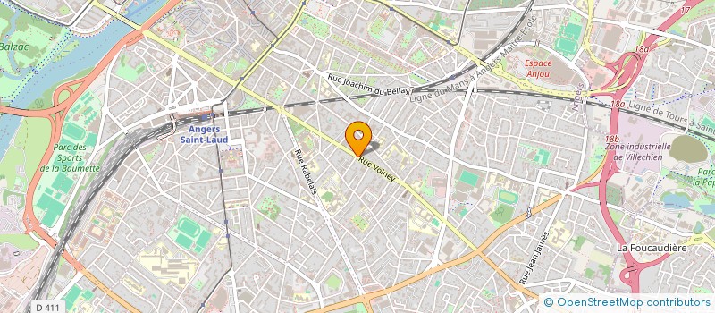 localisation de l'entreprise SCI RONDEAU à ANGERS