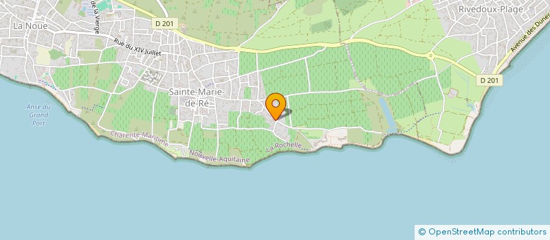 localisation de l'entreprise SCI RONDEAU  SAINTE-MARIE-DE-RE