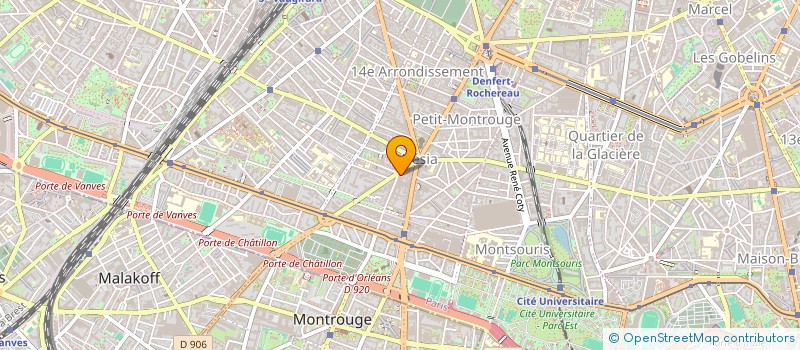 localisation de l'entreprise SCI RONDEAU FRIANT  PARIS