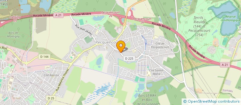 localisation de l'entreprise SCI RONDELLI  PECQUENCOURT