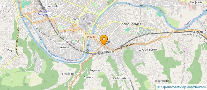 localisation de l'entreprise SCI RONDET à PERIGUEUX
