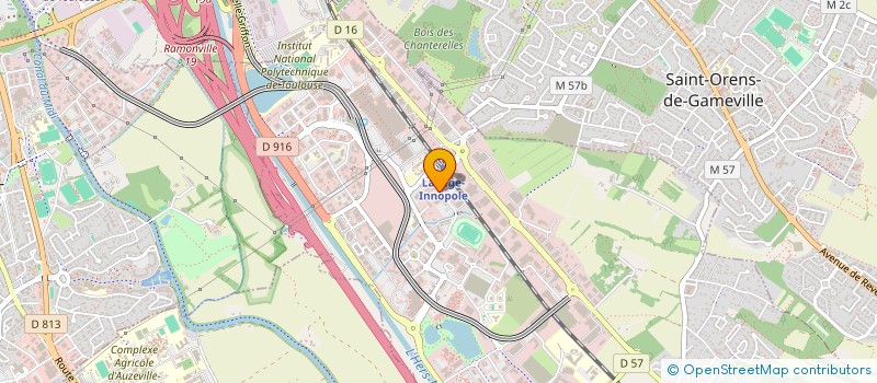 localisation de l'entreprise SCI RONDINARA  LABEGE