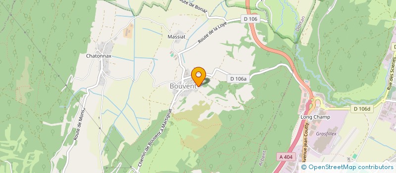 localisation de l'entreprise SCI RONDOT  OYONNAX