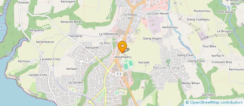 localisation de l'entreprise SCI RONDS POINTS  CONCARNEAU