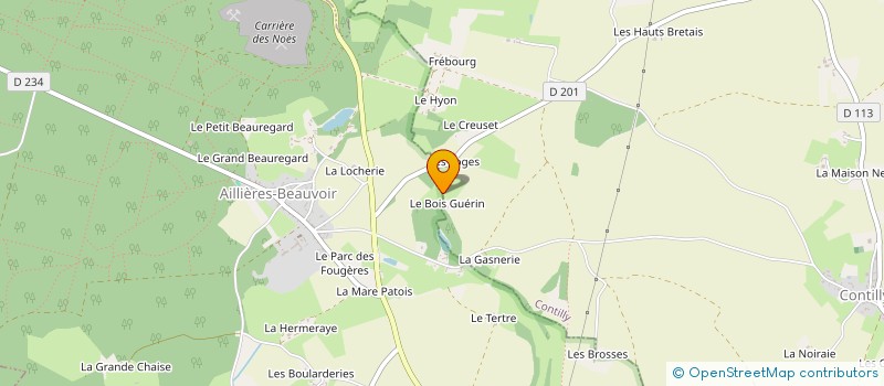 localisation de l'entreprise SCI RONE ATTITUDE  CONTILLY