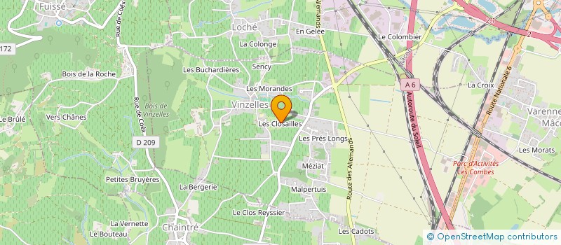 localisation de l'entreprise SCI RONEZ  VINZELLES