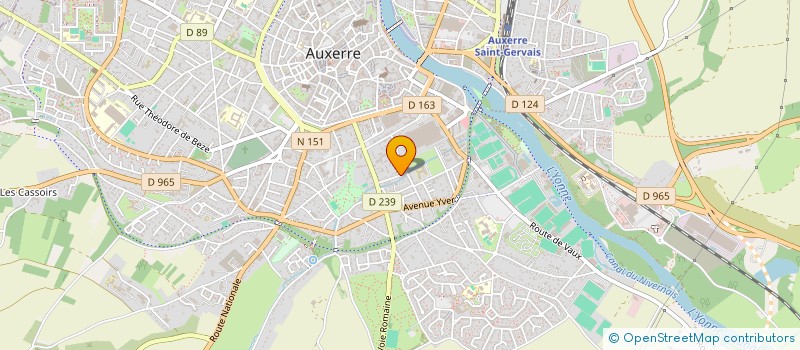 localisation de l'entreprise SCI RONFORT à AUXERRE