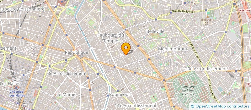 localisation de l'entreprise SCI RONG FA  PARIS