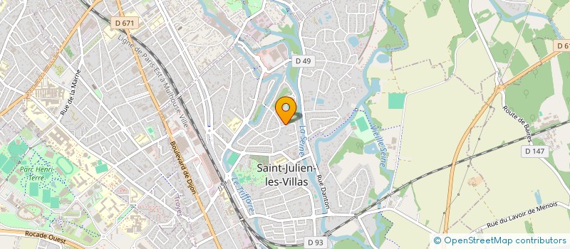 localisation de l'entreprise SCI RONI  SAINT-JULIEN-LES-VILLAS