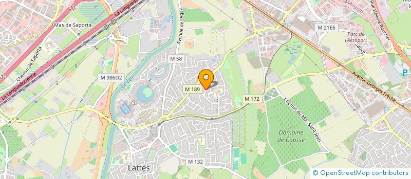 localisation de l'entreprise SCI RONI à LATTES