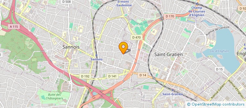 localisation de l'entreprise SCI RONI  SANNOIS