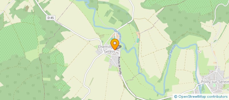 localisation de l'entreprise SCI RONILS  CHEMILLY-SUR-SEREIN