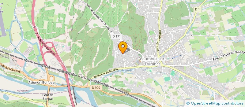 localisation de l'entreprise SCI RONINT  CAUMONT-SUR-DURANCE