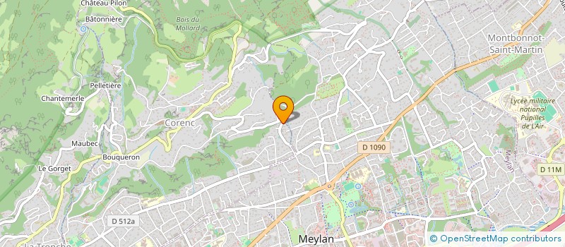 localisation de l'entreprise SCI RONJOU  CORENC