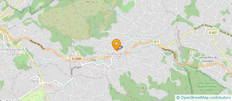 localisation de l'entreprise SCI RONNY  LE ROURET