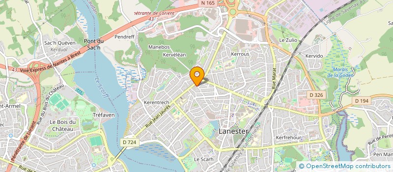 localisation de l'entreprise SCI RONSARD  LANESTER