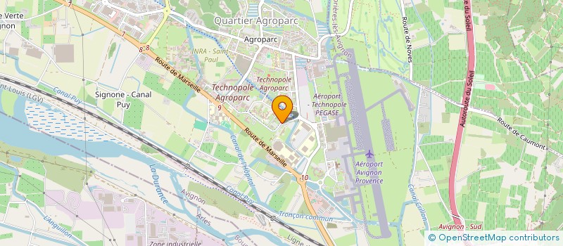 localisation de l'entreprise SCI RONSARD  AVIGNON