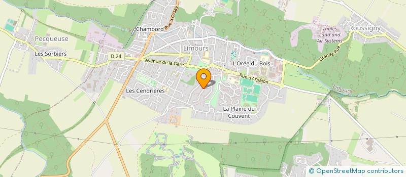 localisation de l'entreprise SCI RONSARD à LIMOURS