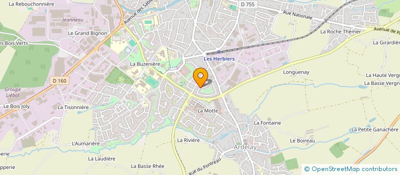 localisation de l'entreprise SCI RONSARD à LES HERBIERS