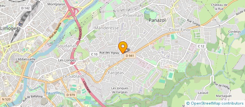 localisation de l'entreprise SCI RONSARD à PANAZOL