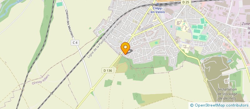 localisation de l'entreprise SCI RONSARD VALOIS  CREPY-EN-VALOIS