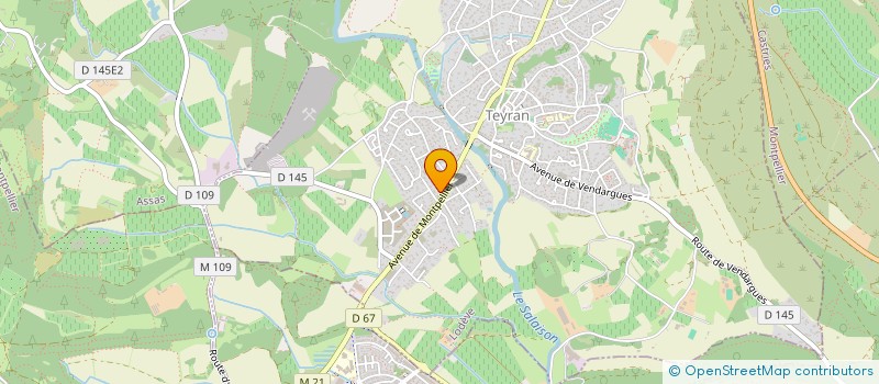 localisation de l'entreprise SCI RONY  TEYRAN