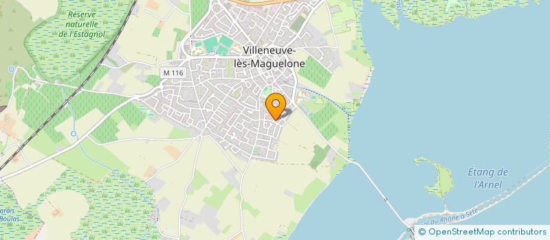 localisation de l'entreprise SCI ROOM MATE  VILLENEUVE-LES-MAGUELONE