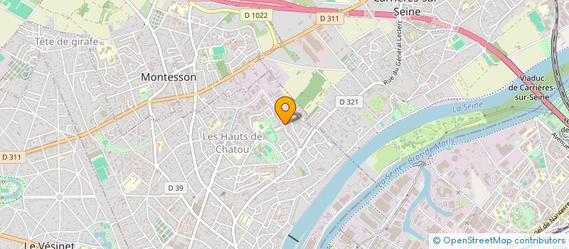 localisation de l'entreprise SCI ROOMY  CHATOU