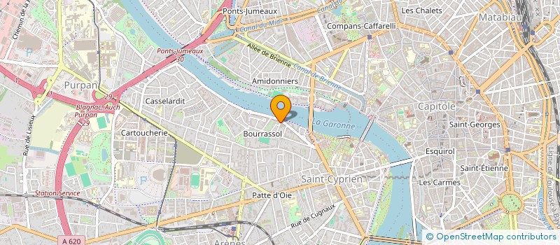 localisation de l'entreprise SCI ROOSEVELT 12  TOULOUSE