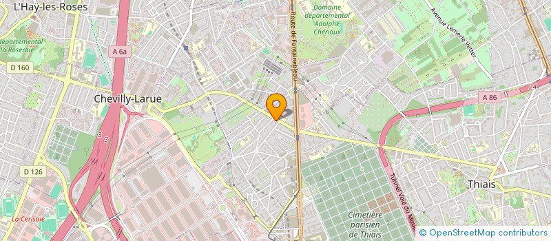 localisation de l'entreprise SCI ROOSEVELT  CHEVILLY LARUE