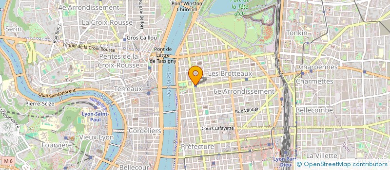 localisation de l'entreprise SCI ROOSEVELT FOCH  LYON