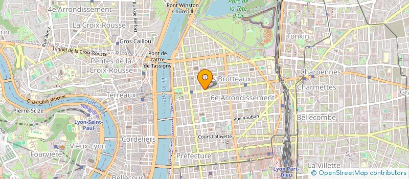 localisation de l'entreprise SCI ROOSEVELT SANTE  LYON