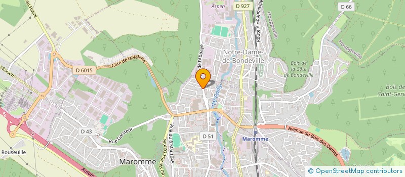 localisation de l'entreprise SCI ROOSTER  MAROMME