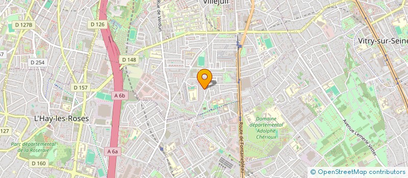 localisation de l'entreprise SCI ROOT ESTATES à VILLEJUIF