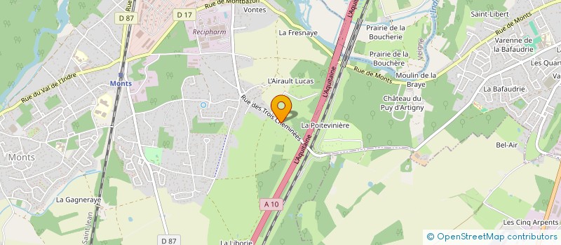 localisation de l'entreprise SCI ROPA  MONTS