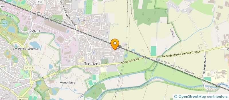 localisation de l'entreprise SCI ROPADE  TRELAZE