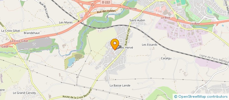 localisation de l'entreprise SCI ROPARS  YFFINIAC