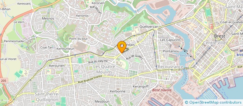 localisation de l'entreprise SCI ROPARS  BREST