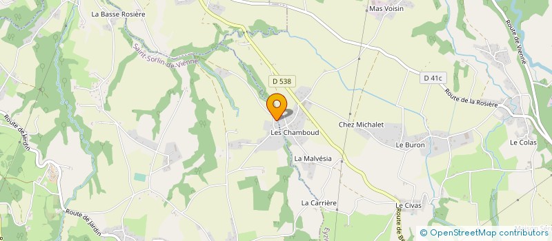 localisation de l'entreprise SCI ROPE  SAINT-SORLIN-DE-VIENNE