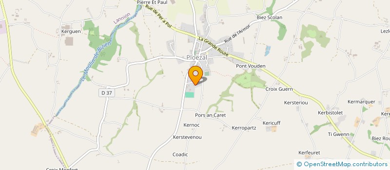 localisation de l'entreprise SCI ROPERS  PONTRIEUX