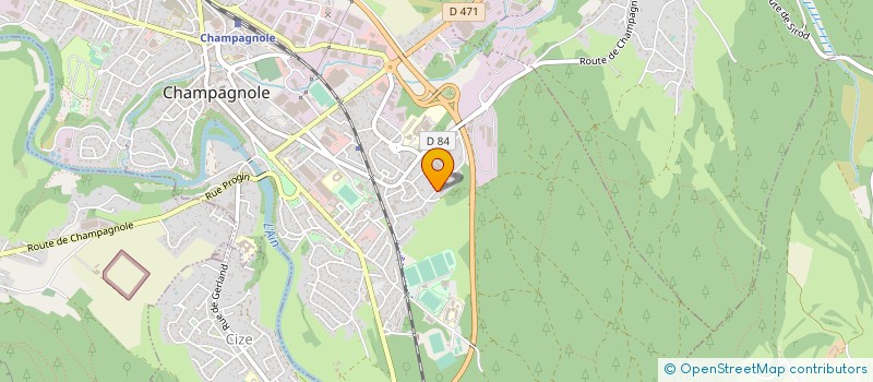 localisation de l'entreprise SCI ROPHI  CHAMPAGNOLE