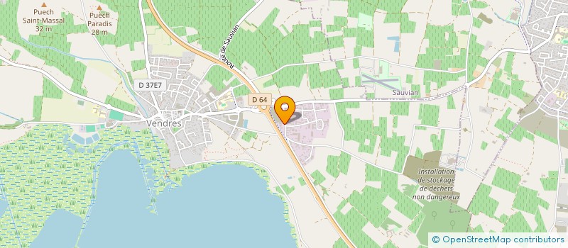 localisation de l'entreprise SCI ROPP  VENDRES