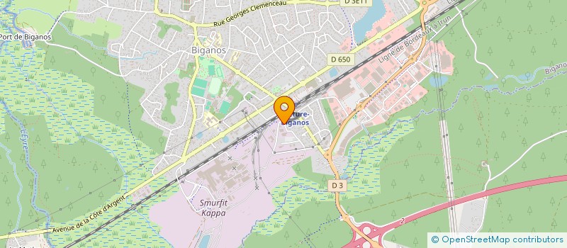 localisation de l'entreprise SCI ROQ ST JEAN  BIGANOS