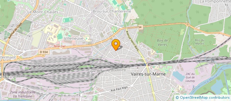 localisation de l'entreprise SCI ROQUE  VAIRES-SUR-MARNE