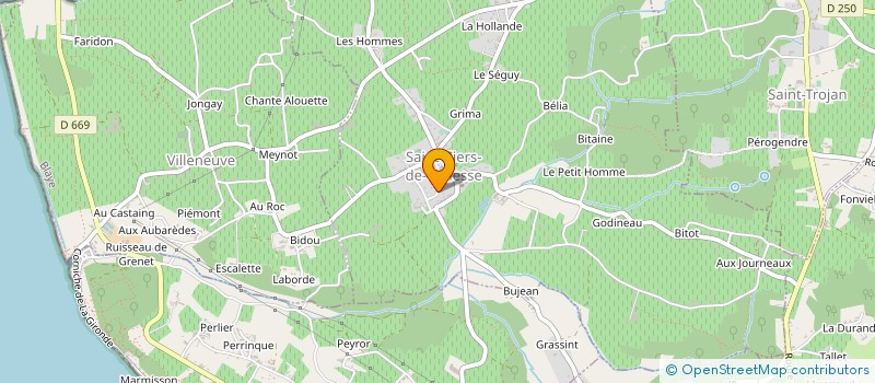 localisation de l'entreprise SCI ROQUE DE THAU  COMPS