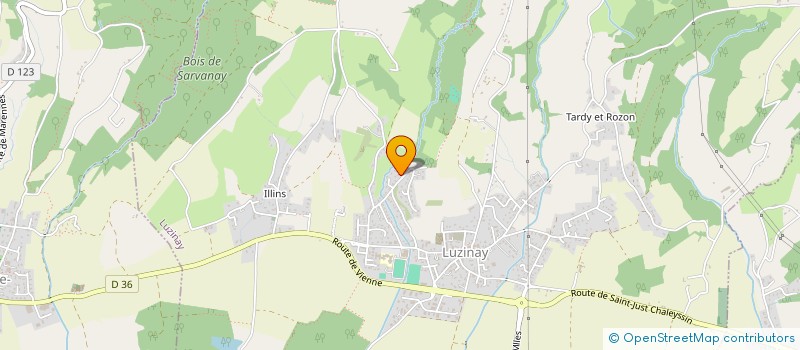 localisation de l'entreprise SCI ROQUE IMMO  LUZINAY