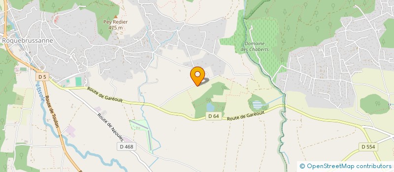 localisation de l'entreprise SCI ROQUEBOL  LA ROQUEBRUSSANNE