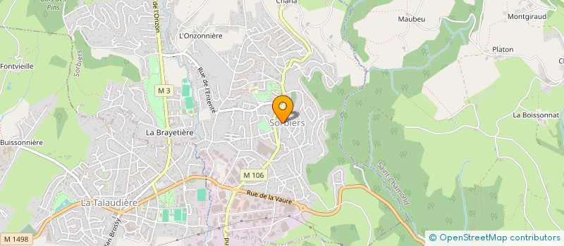 localisation de l'entreprise SCI ROQUEBRUNE  SORBIERS