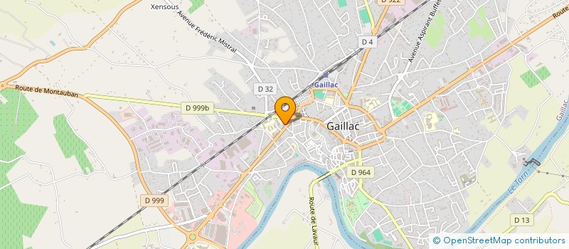 localisation de l'entreprise SCI ROQUELAINE 25 à GAILLAC