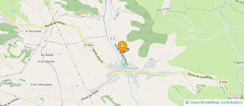 localisation de l'entreprise SCI ROQUELONGUE  PESSAN